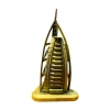 Dubai tourist souvenirs, Miracle Metal Alloy electroplated seven-star Burj Al Arab Hotel decorative gifts Item Picture